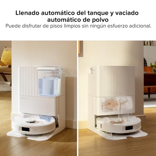 roborock Qrevo Pro Robot Vacuum and Mop with FlexiArm Design Edge Mopping, Dynamic Hot Water Mop Washing and Auto Mop Drying, Intelligent Dirt Detection, 7,000 Pa Suction