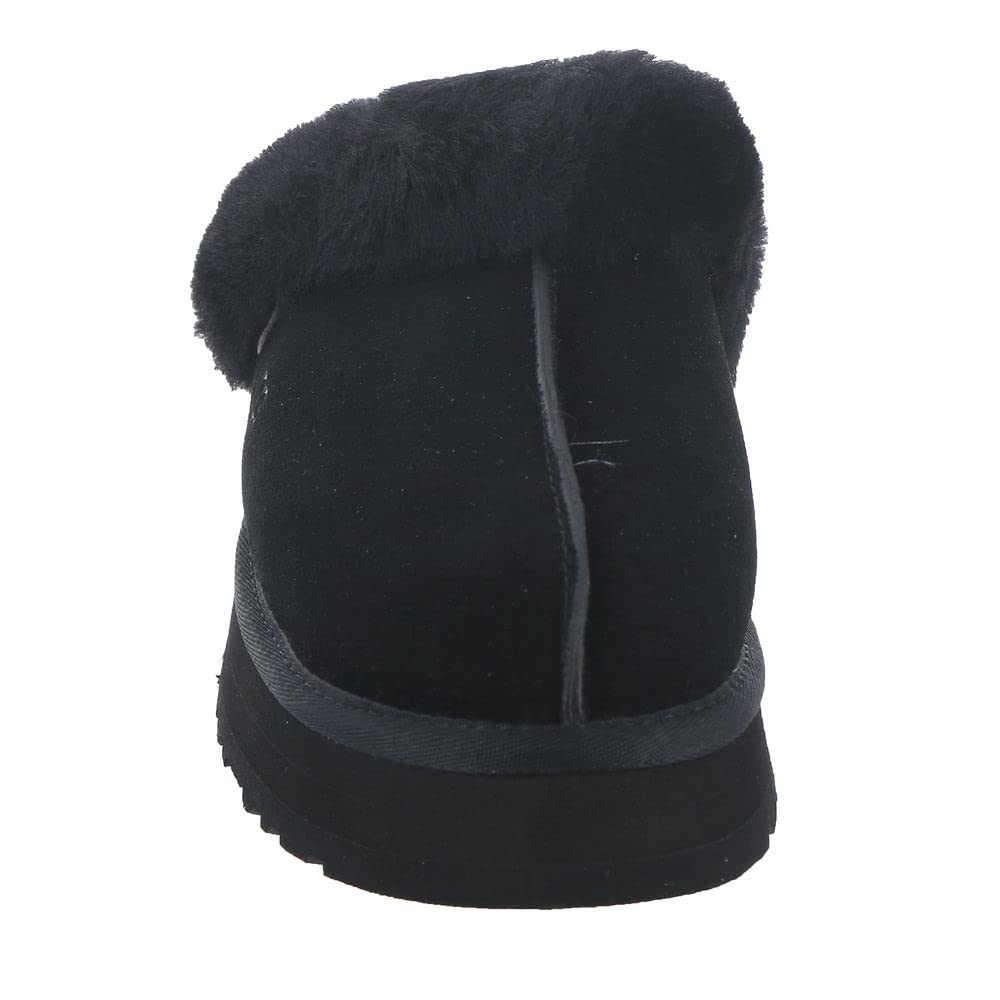 UGG Women's Disquette Slipper, Black, 5