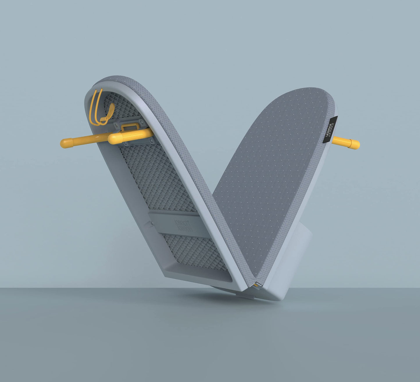 Joseph Joseph Folding Tabletop Ironing Board with Iron Holder, Compact, Space-Saving, Grey/Yellow(50009)
