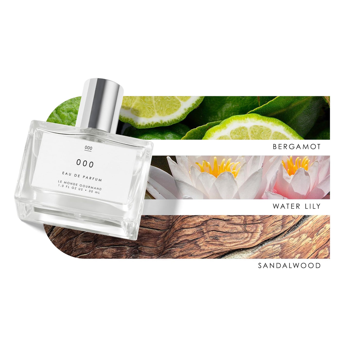 Le Monde Gourmand 000 Eau de Parfum - 1 fl oz (30 ml) - Woody and Fresh, Sophisticated, Warm Fragrance Notes
