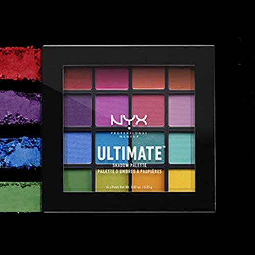 NYX PROFESSIONAL MAKEUP Ultimate Shadow Palette, Eyeshadow Palette - Brights