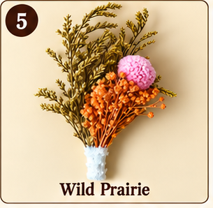 Dried Floral Hat Accent | Western Hat Bar Add-On