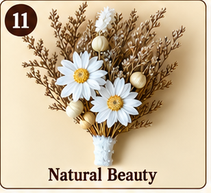 Dried Floral Hat Accent | Western Hat Bar Add-On