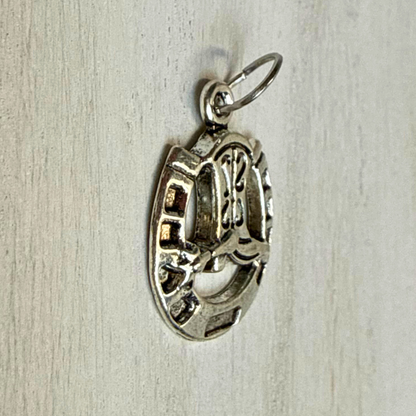 Silver Horseshoe Good Luck Charms | Western Hat Bar Add-On