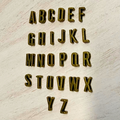 Initial Letter Charms | Western Hat Bar Add-On