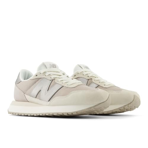 New Balance Women's 237 V1 Sneaker, Beige/Off White, 5