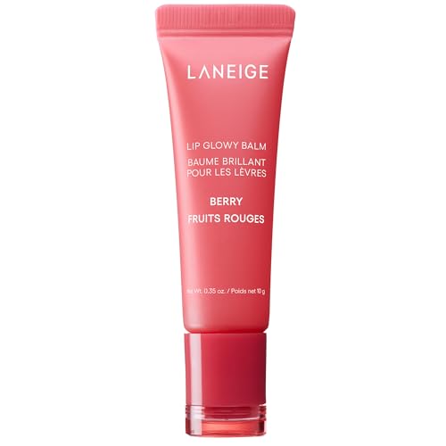 LANEIGE Lip Glowy Balm Berry: Hydrate, Glossy, Lightweight, Moisturize & Tint with Shea Butter (Packaging May Vary)