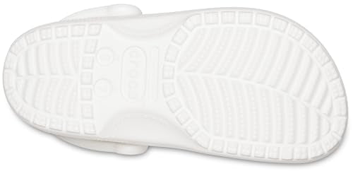 Crocs Unisex-Adult Classic Clogs (Best Sellers), White, 2 Men/4 Women