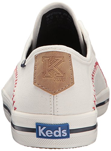 Keds Kickstart Pennant, Sneaker Womens, Cream, 10 Medium