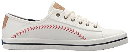 Keds Kickstart Pennant, Sneaker Womens, Cream, 10 Medium