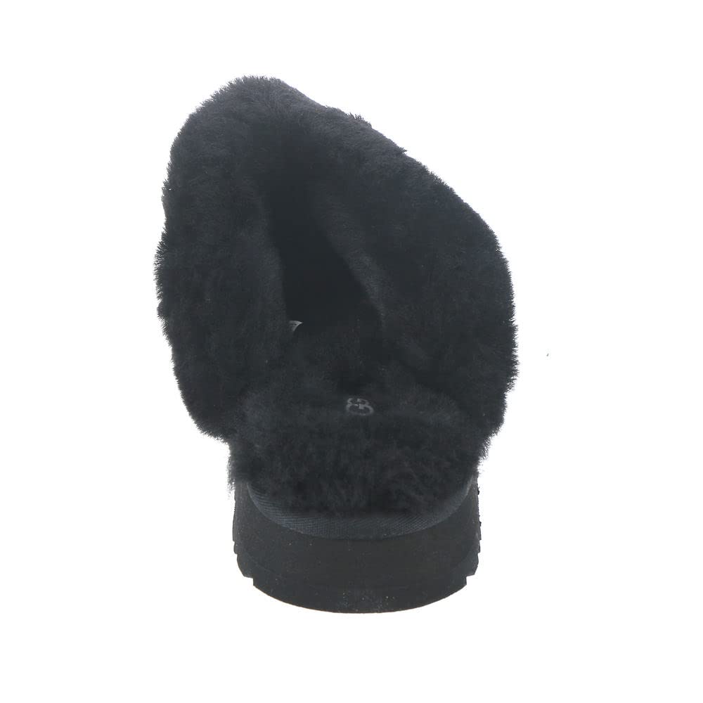 UGG Women's Disquette Slipper, Black, 5