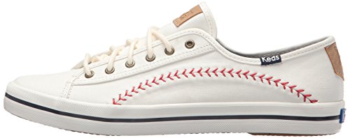 Keds Kickstart Pennant, Sneaker Womens, Cream, 10 Medium