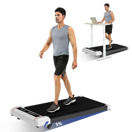 Walking Pad with Incline,2-in-1 Under Desk Treadmill for Home/Office,Compact Treadmill 265LB Capacity.