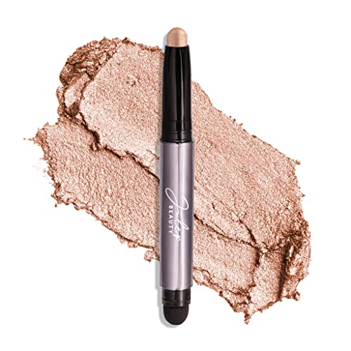 Julep Eyeshadow 101 Crème-to-Powder Waterproof Eyeshadow Stick – Champagne Shimmer – Long-Lasting, Crease-Proof, Medium Golden-Beige Shimmer Eyeshadow with Built-in Smudger