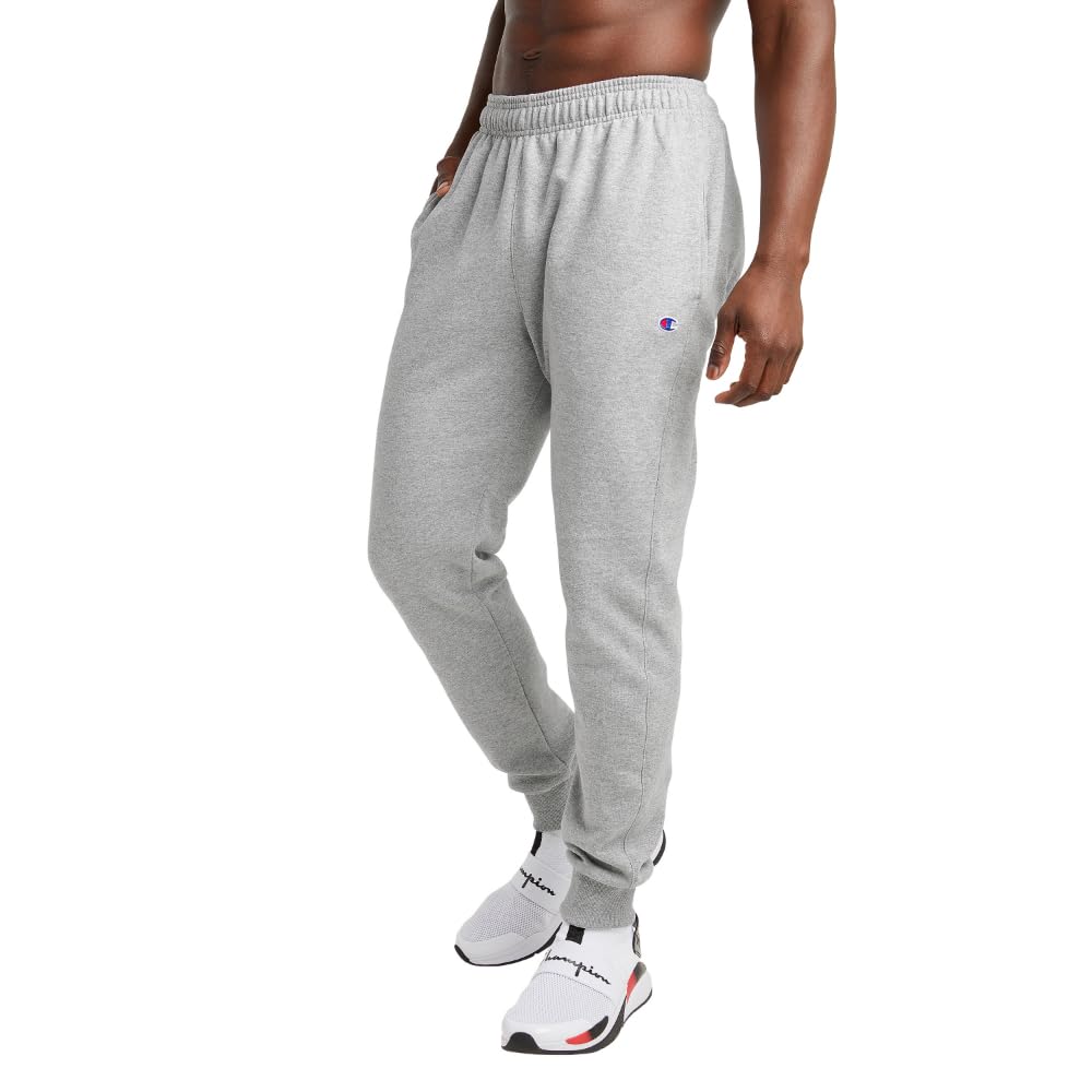 Champion Men's Joggers, Powerblend, Fleece Joggers, Sweatpants for Men, Medium