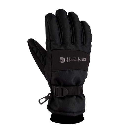 Carhartt Men's WP Waterproof Insulated Glove, Black, Large