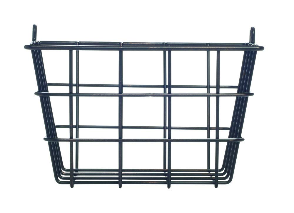 Gourmet Basics by Mikasa General Store 2 Tier Hanging Basket, Antique Black