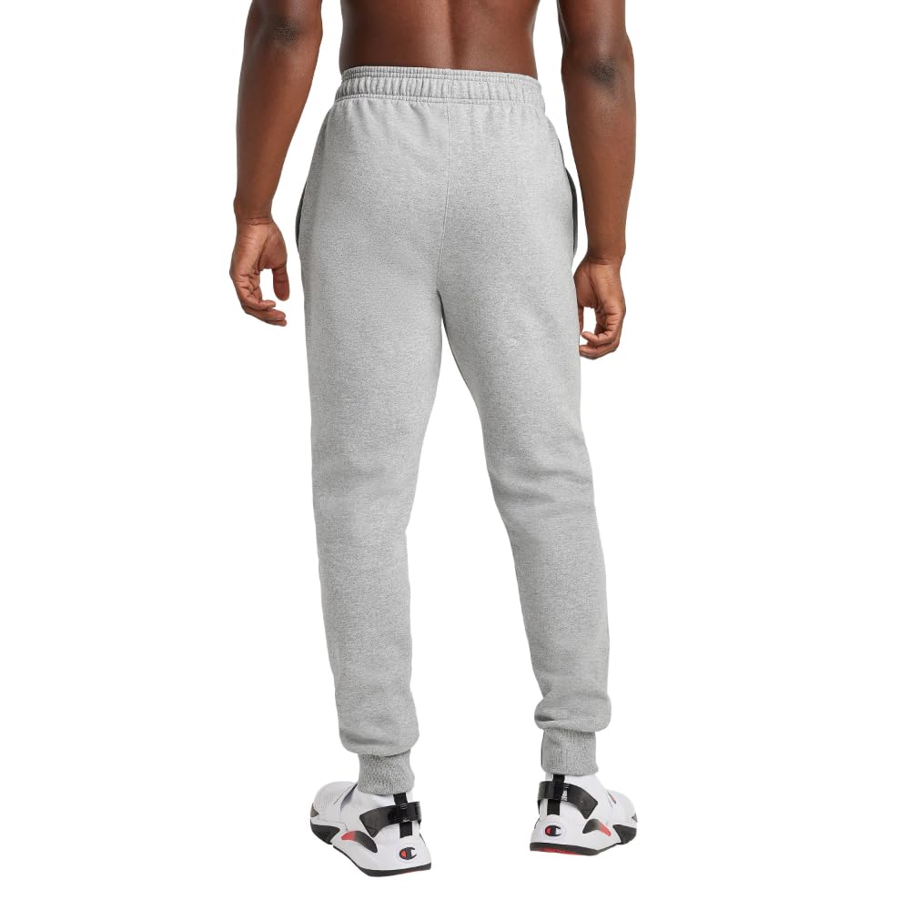 Champion Men's Joggers, Powerblend, Fleece Joggers, Sweatpants for Men, Medium