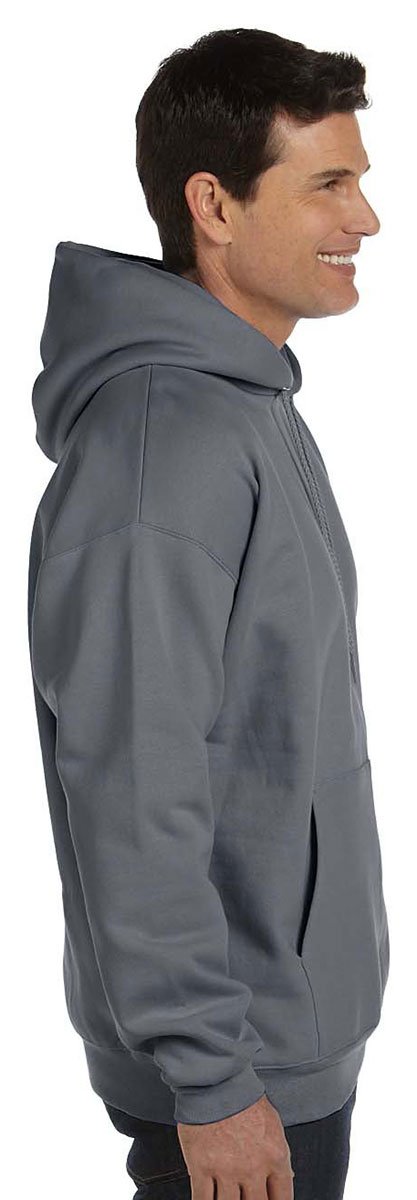 Hanes Men's Ultimate Cotton Heavyweight Pullover Hoodie Sweatshirt, Black, Large