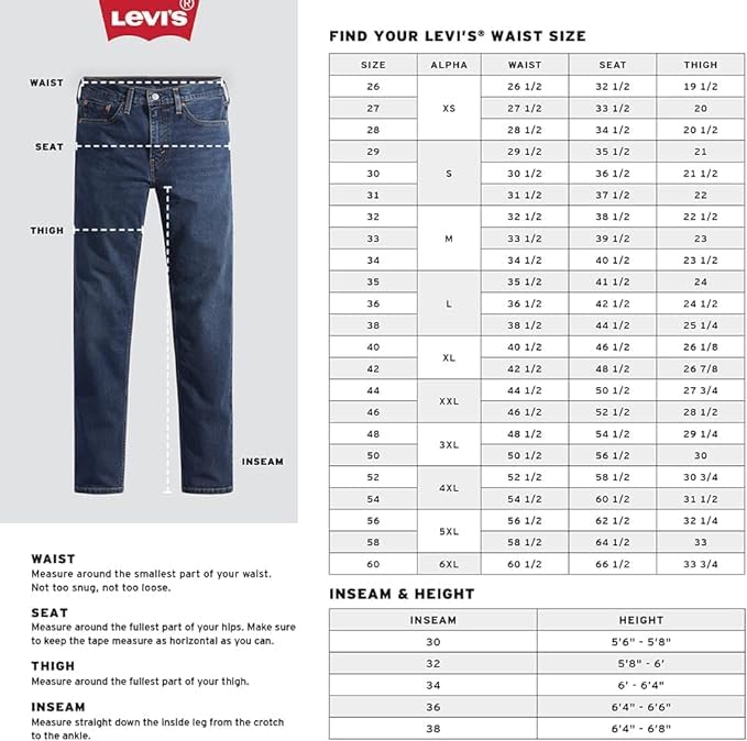 Levi's Men's 550 Relaxed Fit Jeans (Also Available in Big & Tall), Dark Stonewash, 36W x 32L