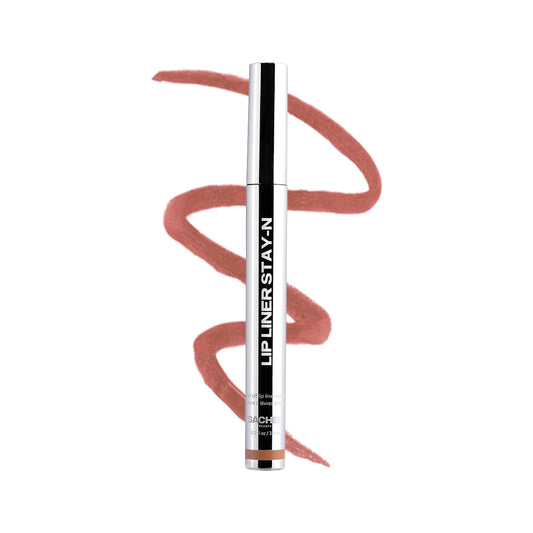 Sacheu Lip Liner Stay-N - Peel Off Lip Liner Tattoo, Peel Off Lip Stain, Long Lasting Lip Stain Peel Off, Infused with Hyaluronic Acid & Vitamin E, For All Skin Types, p-INKED