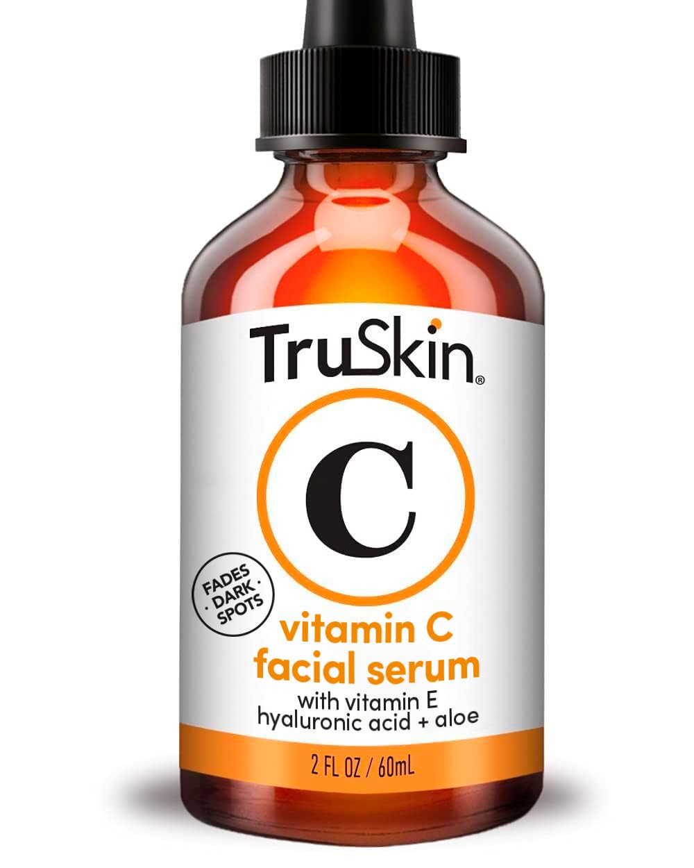 TruSkin Vitamin C Serum – Anti Aging Facial Serum with Vitamin C, Hyaluronic Acid, Vitamin E and More – Brightening Serum for Dark Spots, Even Skin Tone, Eye Area, Fine Lines & Wrinkles, 2 Fl Oz