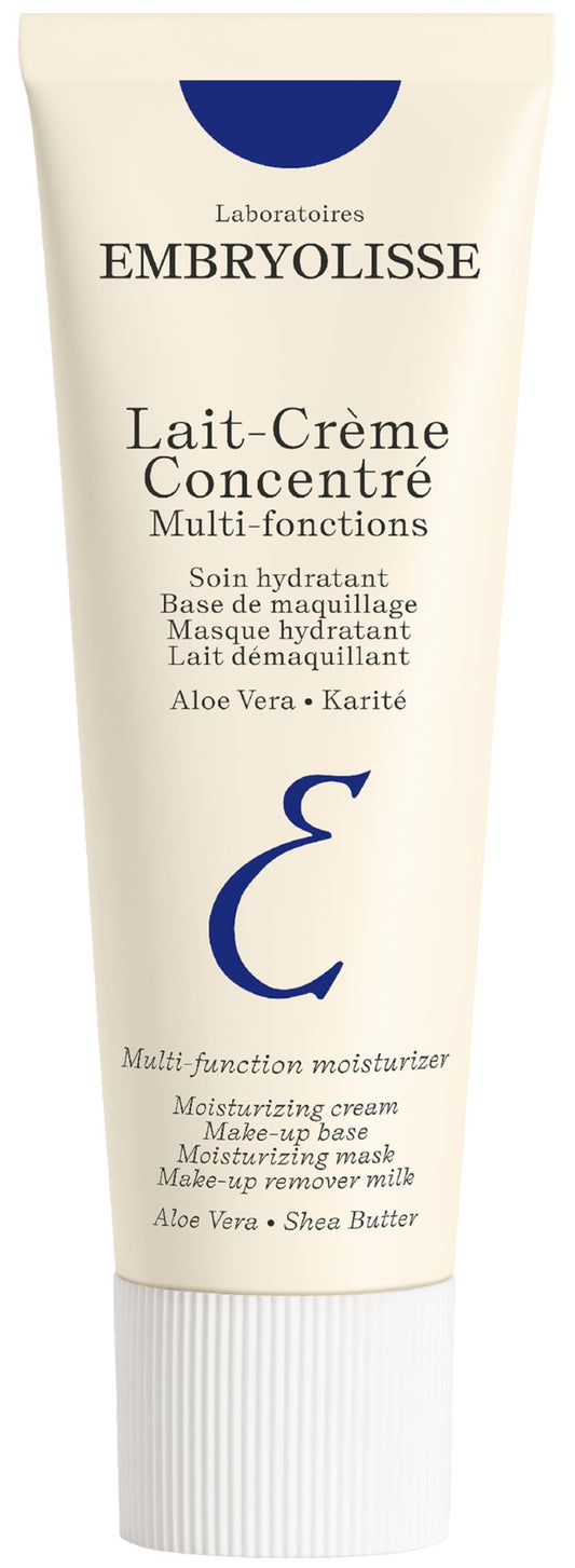 Embryolisse Lait-Crème Concentré, Multifunction Daily Moisturizer, Primer, and Makeup Remover, Suitable for All Skin Types. French Face Cream With Shea Butter & Aloe Vera, 1.01 Fl Oz