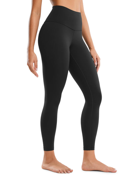 CRZ YOGA Butterluxe High Waisted Lounge Legging 25" - Workout Leggings for Women Buttery Soft Yoga Pants Black Medium