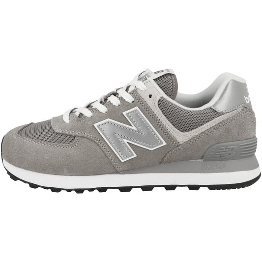 New Balance Women's 574 Core Sneaker, Grey/White, 5