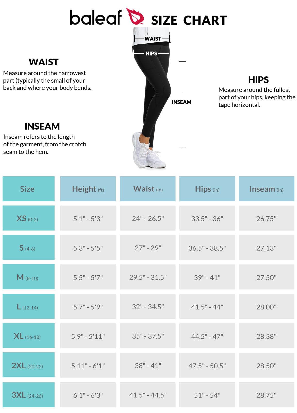 BALEAF Fleece Lined Leggings Women Waterproof Thermal Winter Hiking Pants Warm Tights Skiing Running Yoga Travel Gear Black M