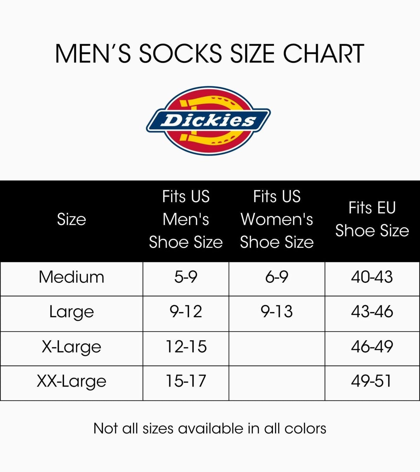 Dickies mens Dri-tech Moisture Control Max Full Cushion Crew Multipack Casual Sock, 3.0 Full Cushion Black (6 Pairs), Shoe Size 6-12 US