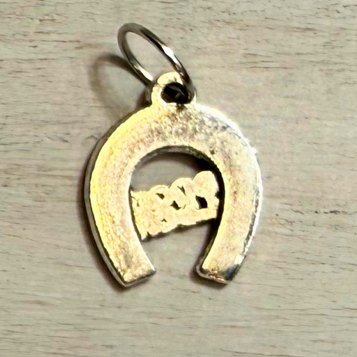 Silver Horseshoe Good Luck Charms | Western Hat Bar Add-On