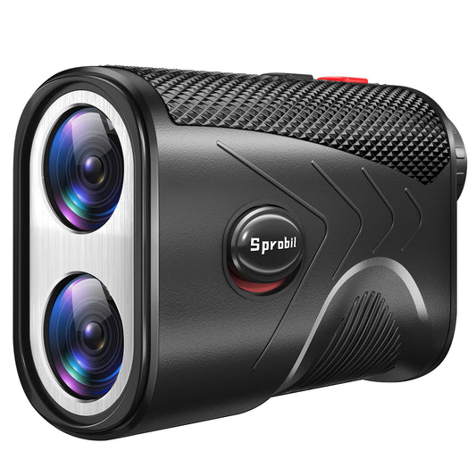 Range Finder Golf Rangefinder with Slope, Laser Range finder with Flag Pole Lock Vibration, 1200 Yards, 7X Magnification for Golf/Hunting, Rechargeable rangefinder with Magnet Mount - Ideal for Golfer