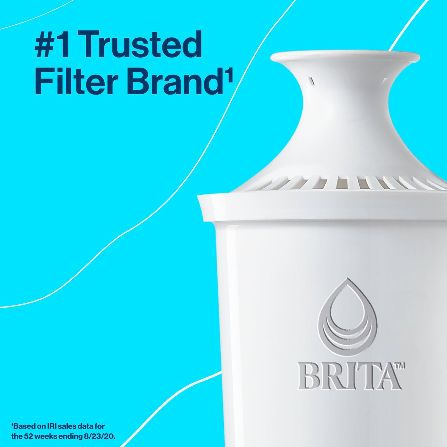 Brita Metro Water Filter Pitcher with SmartLight Filter Change Indicator, BPA-Free, Replaces 1,800 Plastic Water Bottles a Year, Lasts Two Months, Includes 1 Filter, Small - 6-Cup Capacity, White