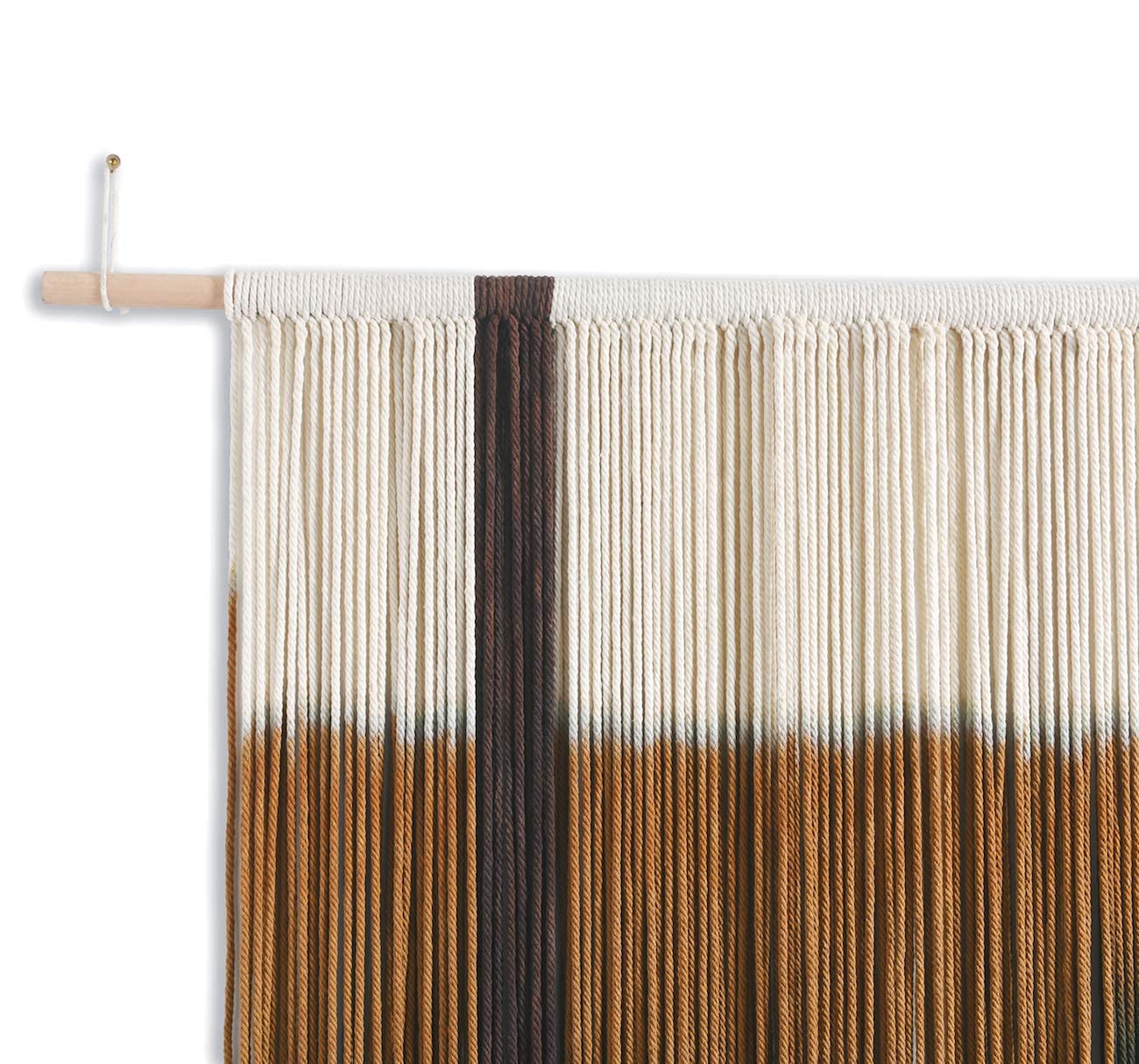 Macrame Wall Hanging Large Dip Dye Tapestry Fiber Wall Art Boho Bedroom Décor 59''W*35''L