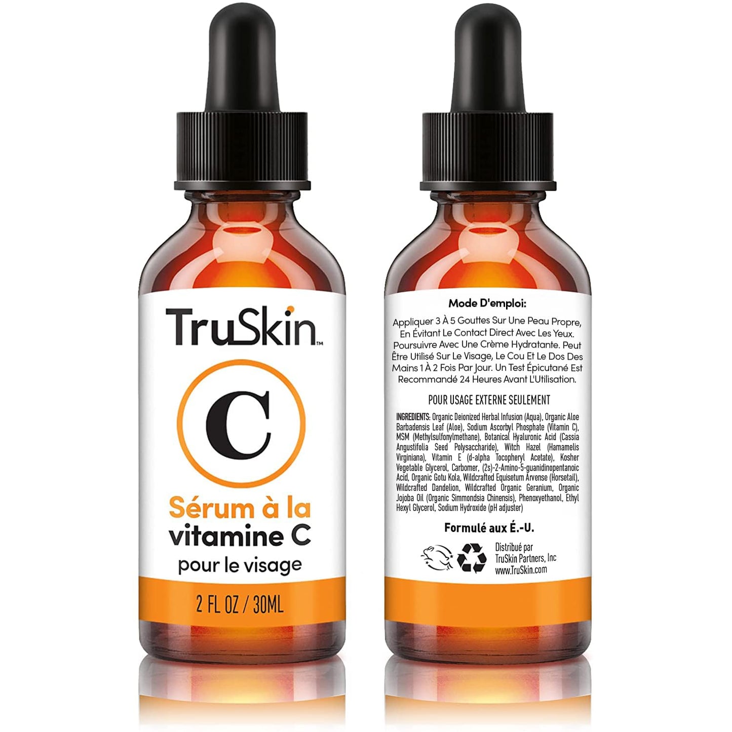 TruSkin Vitamin C Serum – Anti Aging Facial Serum with Vitamin C, Hyaluronic Acid, Vitamin E and More – Brightening Serum for Dark Spots, Even Skin Tone, Eye Area, Fine Lines & Wrinkles, 2 Fl Oz