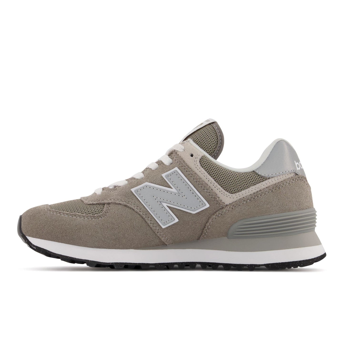 New Balance Women's 574 Core Sneaker, Grey/White, 5