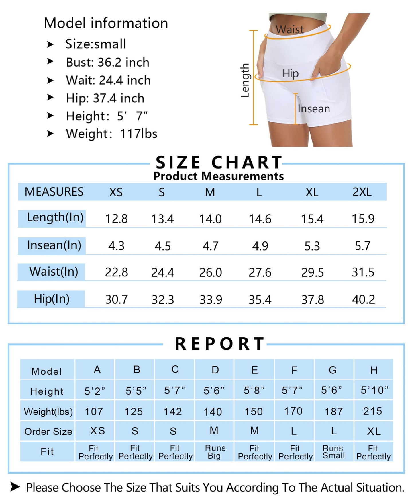 THE GYM PEOPLE High Waist Yoga Shorts for Women Tummy Control Fitness Athletic Workout Running Shorts with Deep Pockets (X-Large, Gray-Marble)