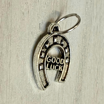 Silver Horseshoe Good Luck Charms | Western Hat Bar Add-On