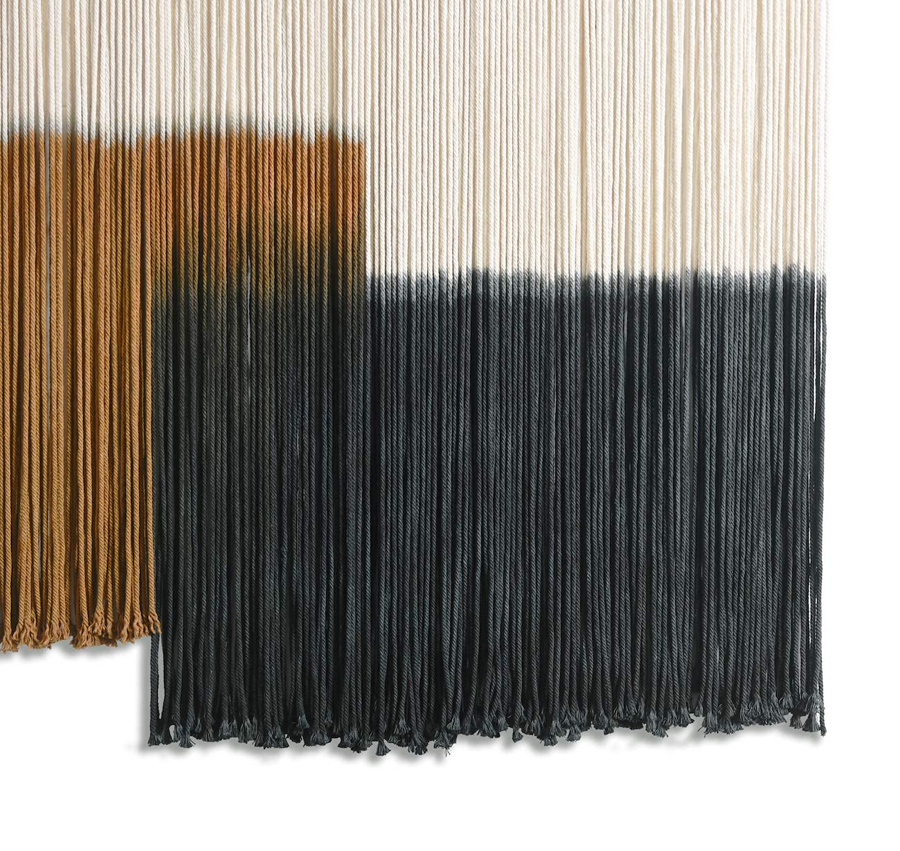 Macrame Wall Hanging Large Dip Dye Tapestry Fiber Wall Art Boho Bedroom Décor 59''W*35''L