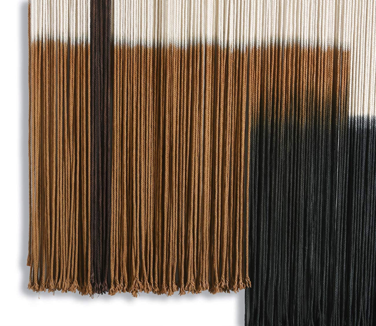 Macrame Wall Hanging Large Dip Dye Tapestry Fiber Wall Art Boho Bedroom Décor 59''W*35''L