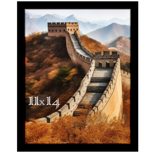 Picrit 11x14 Picture Frame, Photo Frame for Wall Mounting Diaplay, Black