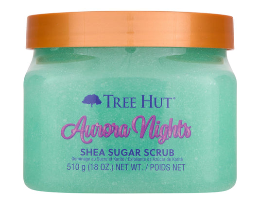 Tree Hut Aurora Nights Shea Sugar Scrub, 18 oz, Ultra Hydrating and Exfoliating Scrub for Nourishing Essential Body Care