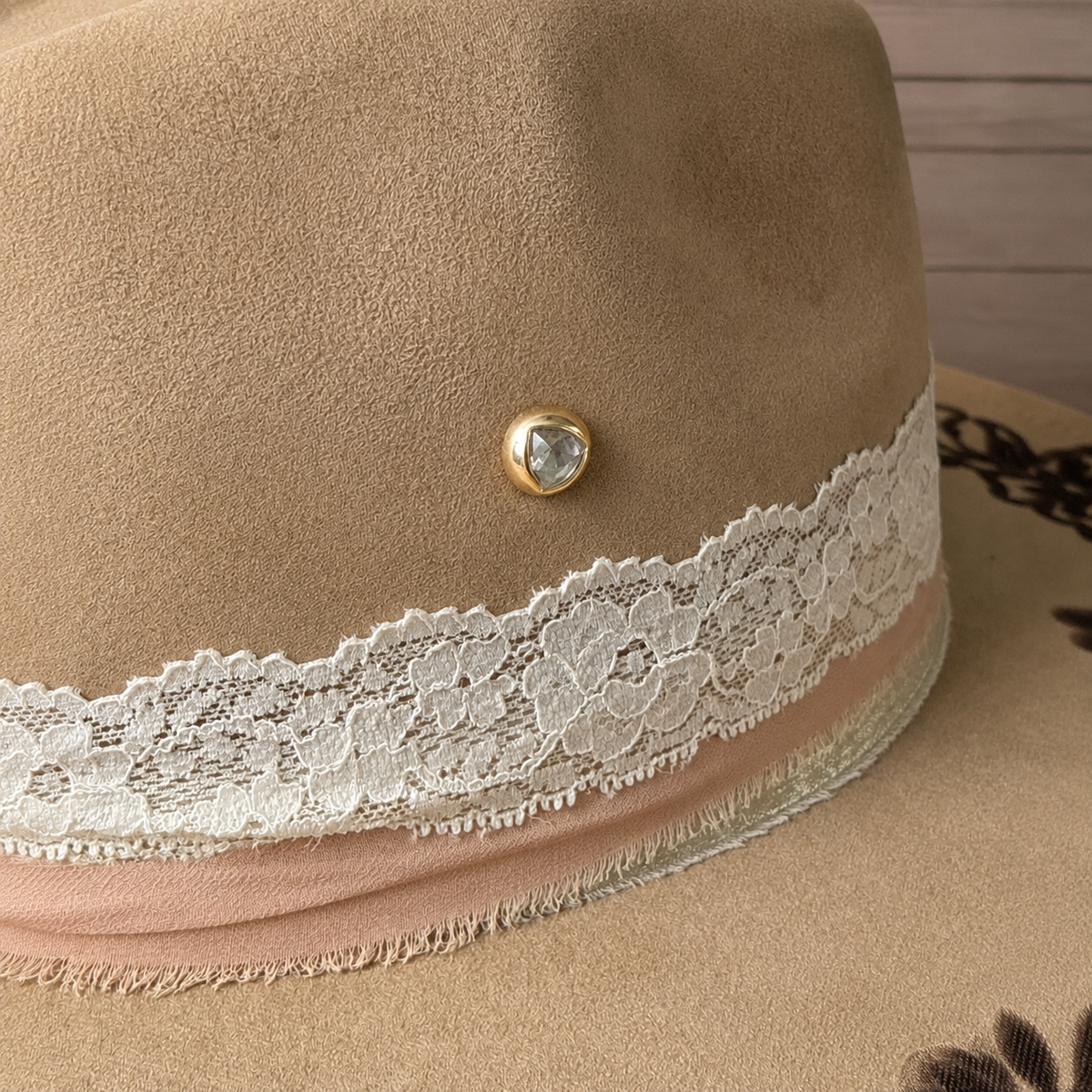 Gold Rhinestone Hat Pins | Western Hat Bar Add-On