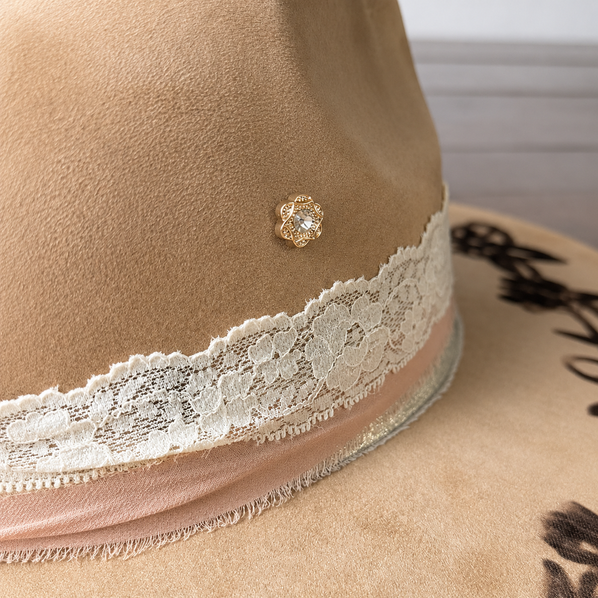 Gold Rhinestone Hat Pins | Western Hat Bar Add-On