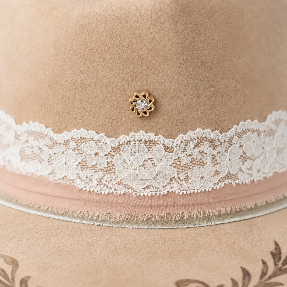 Gold Rhinestone Hat Pins | Western Hat Bar Add-On