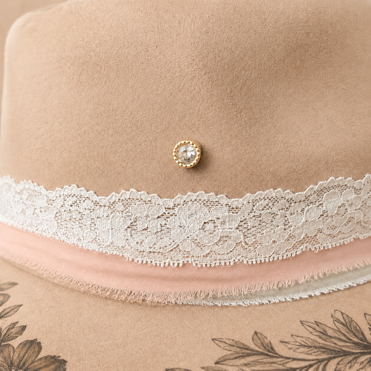 Gold Rhinestone Hat Pins | Western Hat Bar Add-On