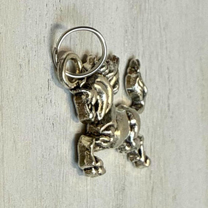 Running horse western charm detail