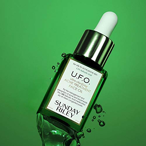 Sunday Riley U.F.O. Ultra-Clarifying BHA Salicylic Acid and Tea Tree Acne Treatment Face Oil